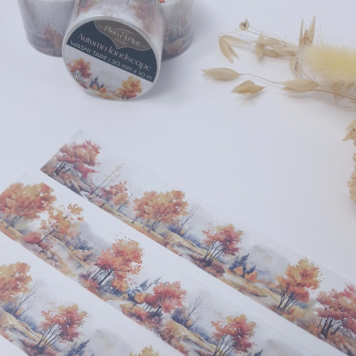 Autumn landscape | transparent PET Washi tape