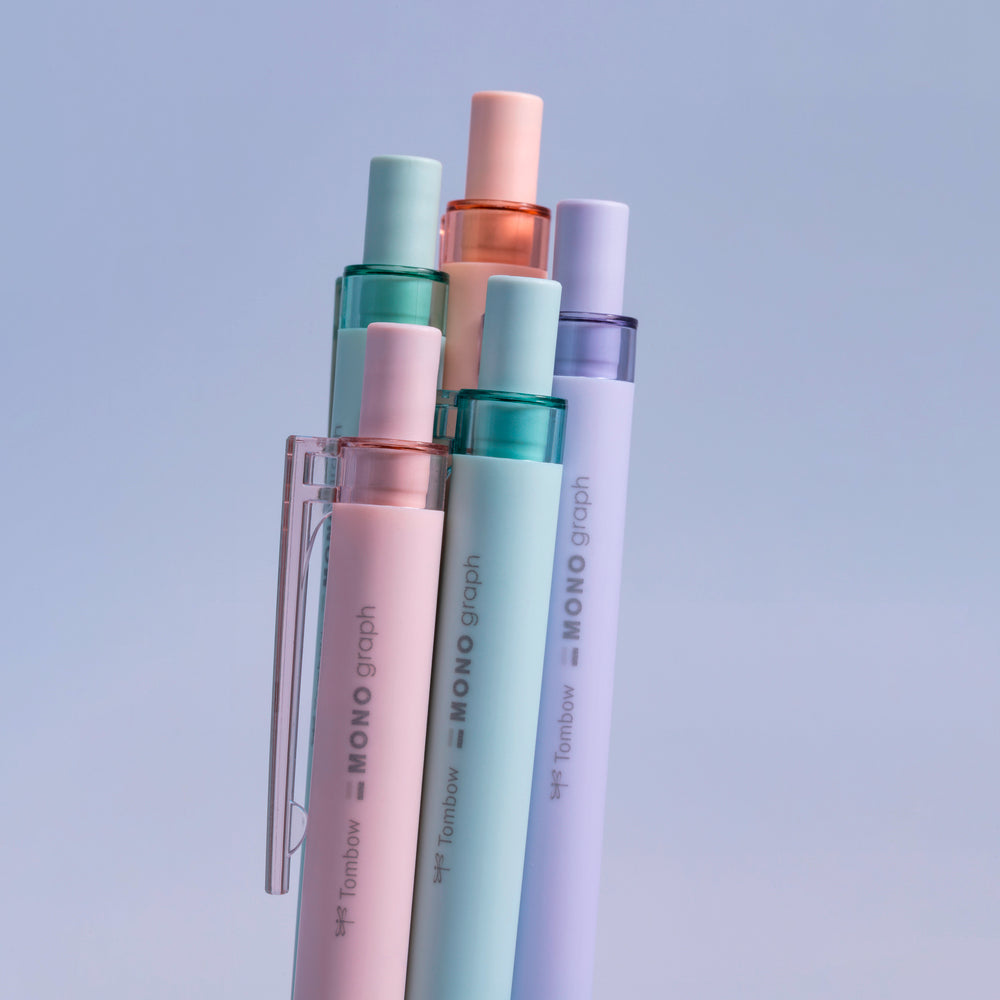 Tombow Limited Edition MONO graph Lite Mechanical Pencil - Sorbet Blue