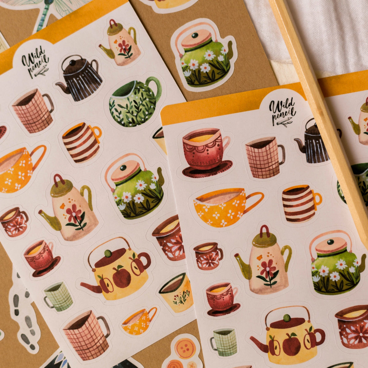 Sticker Sheet - Autumn Mugs