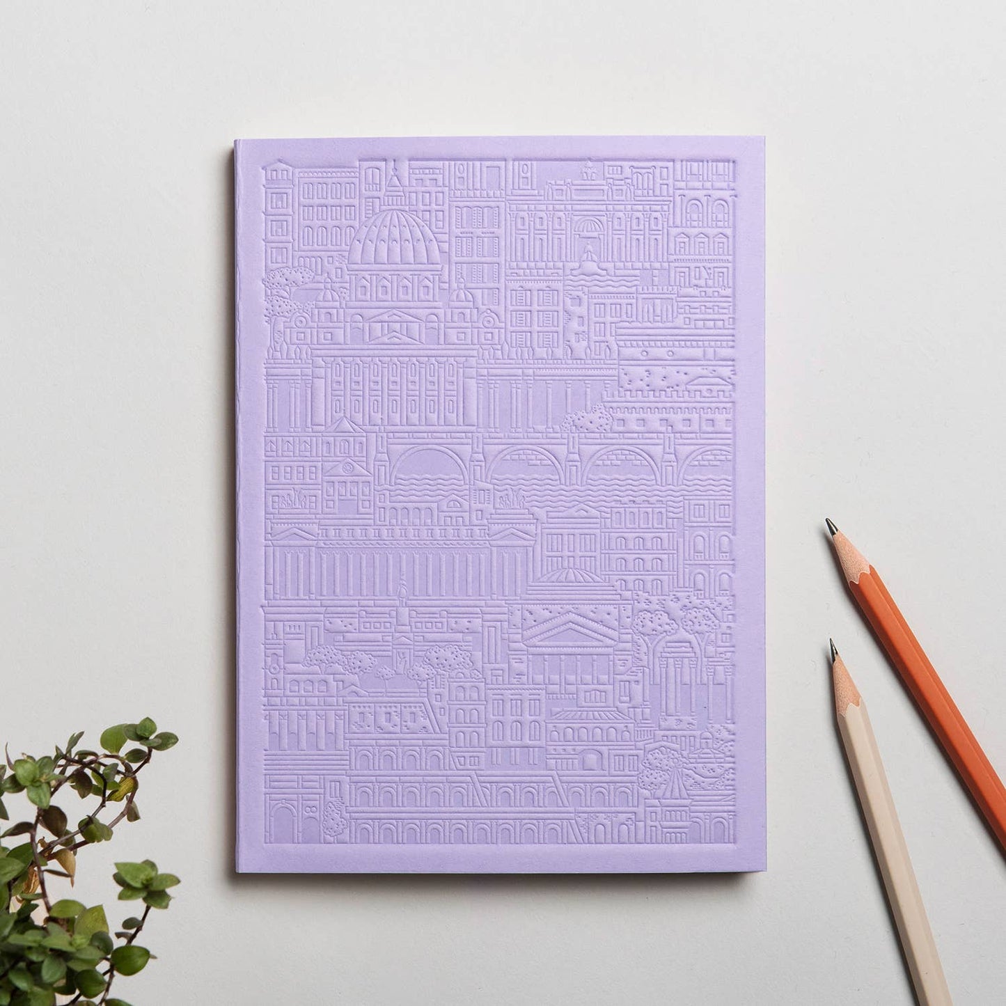 The Rome Notebook by The City Works - Rust colour