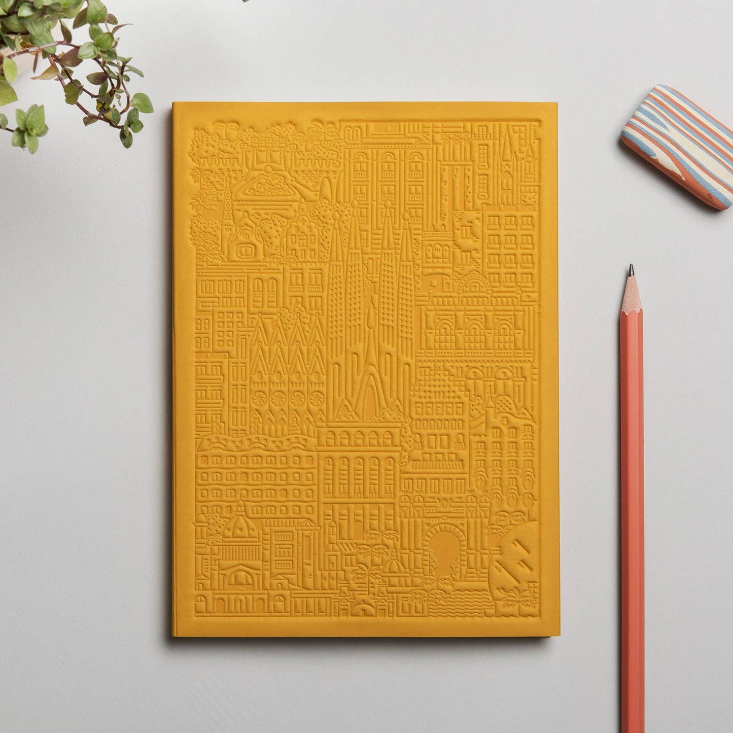 The Barcelona Notebook in yellow