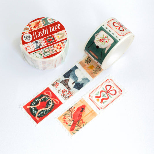 Washi Tape - Christmas Stamps
