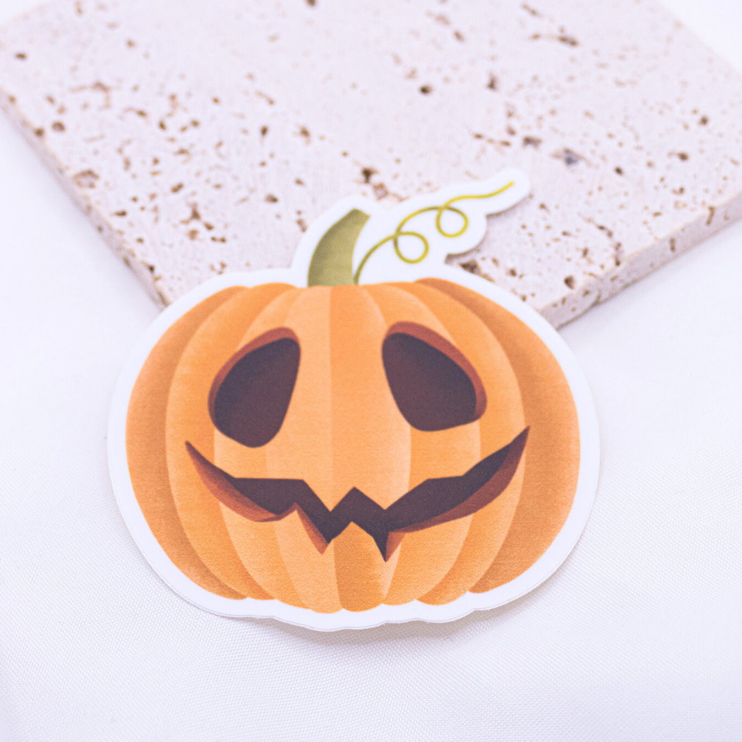 Halloween Autumn Pumpkin Sticker - Pumpkin Vinyl Sticker