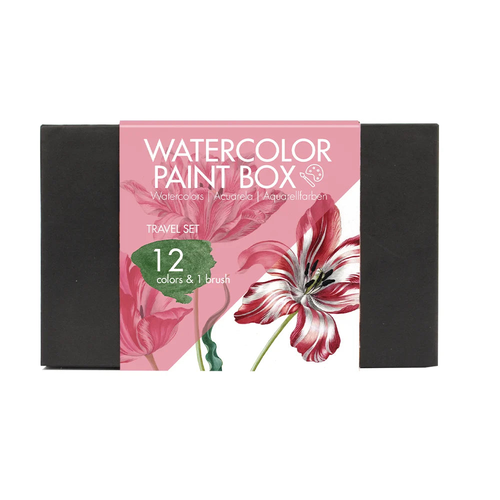 Watercolor set, Tulips Merian