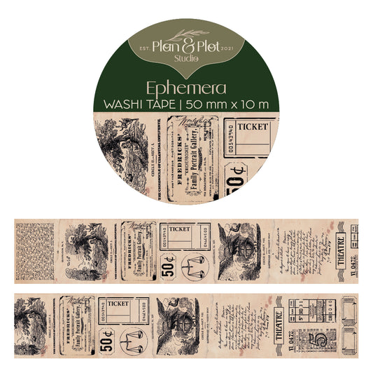 Ephemera | wide washi tape