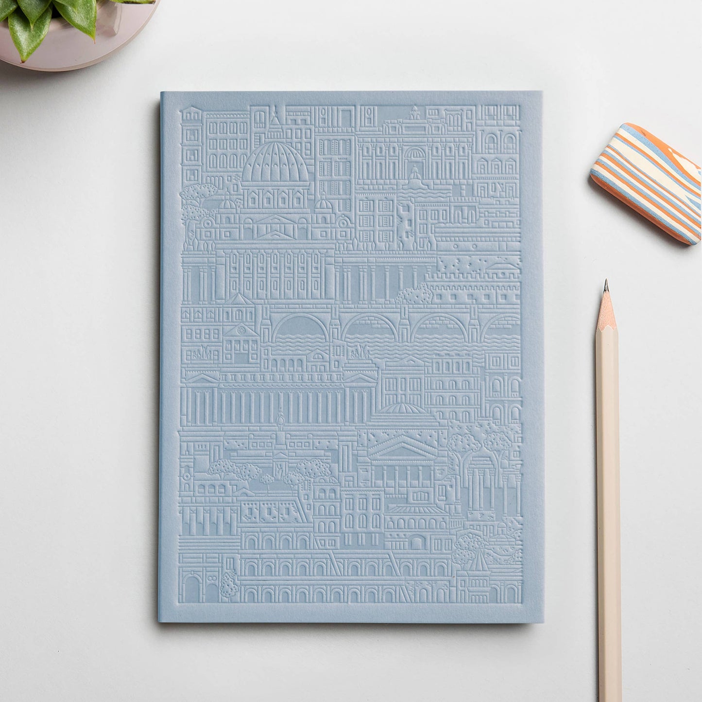 The Rome Notebook by The City Works - Rust colour