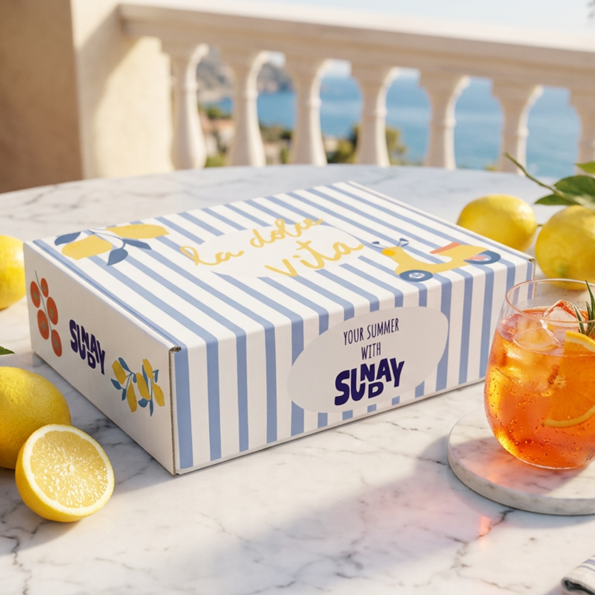 The 'Dolce Vita' box from Sunday