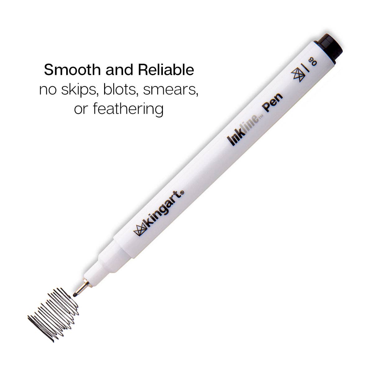 Inkline™ PRO Fine Line Archival Black Ink Pens 10 pc