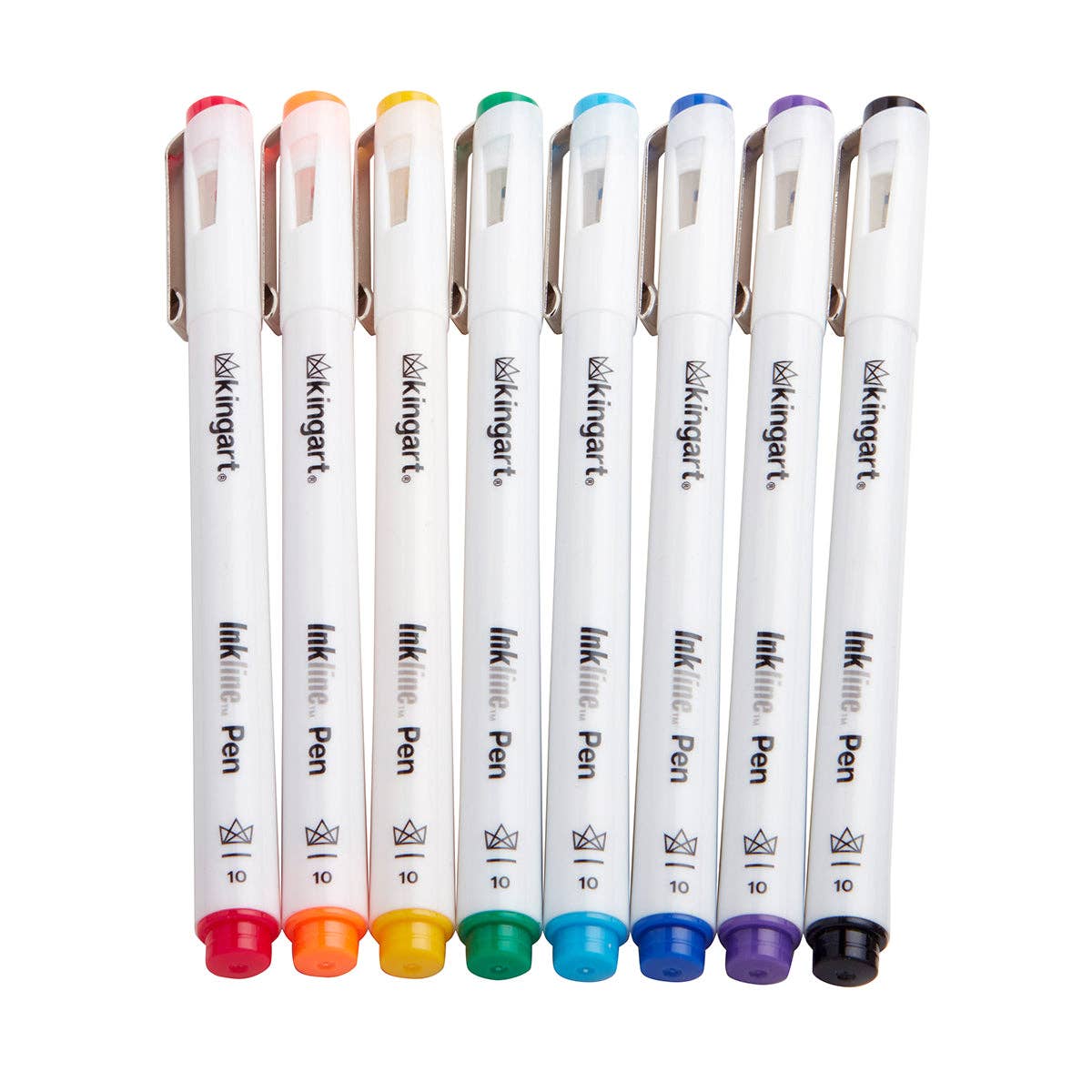 Inkline™ PRO Fine Line Archival Ink Pens - Size 10 - 8 Colors