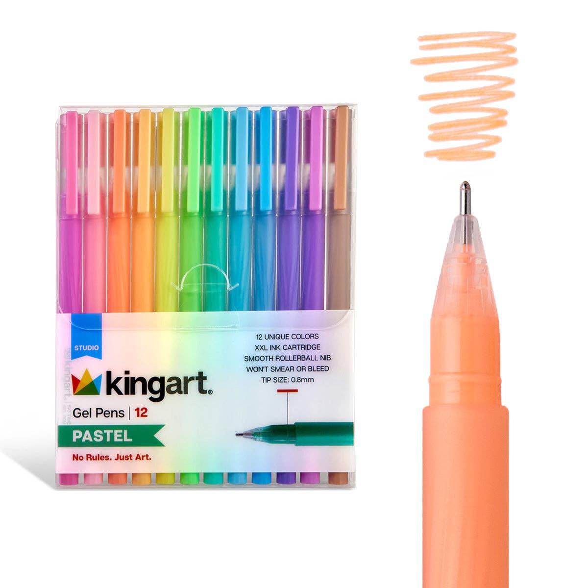 Gel Pens - 12 Pastel Colors