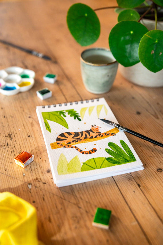A6 Coloring Book - Wild
