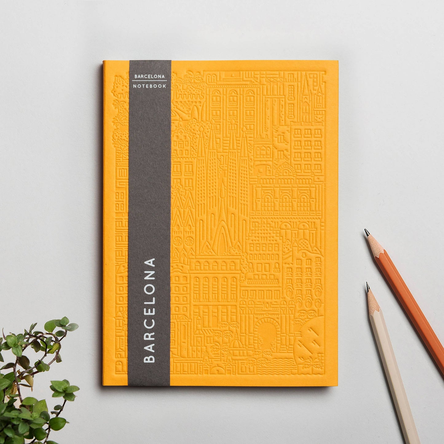 The Barcelona Notebook in yellow