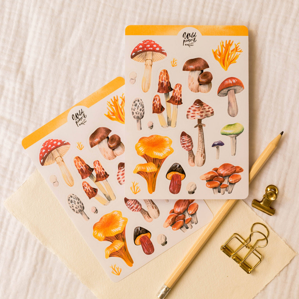 Sticker Sheet - Mushrooms