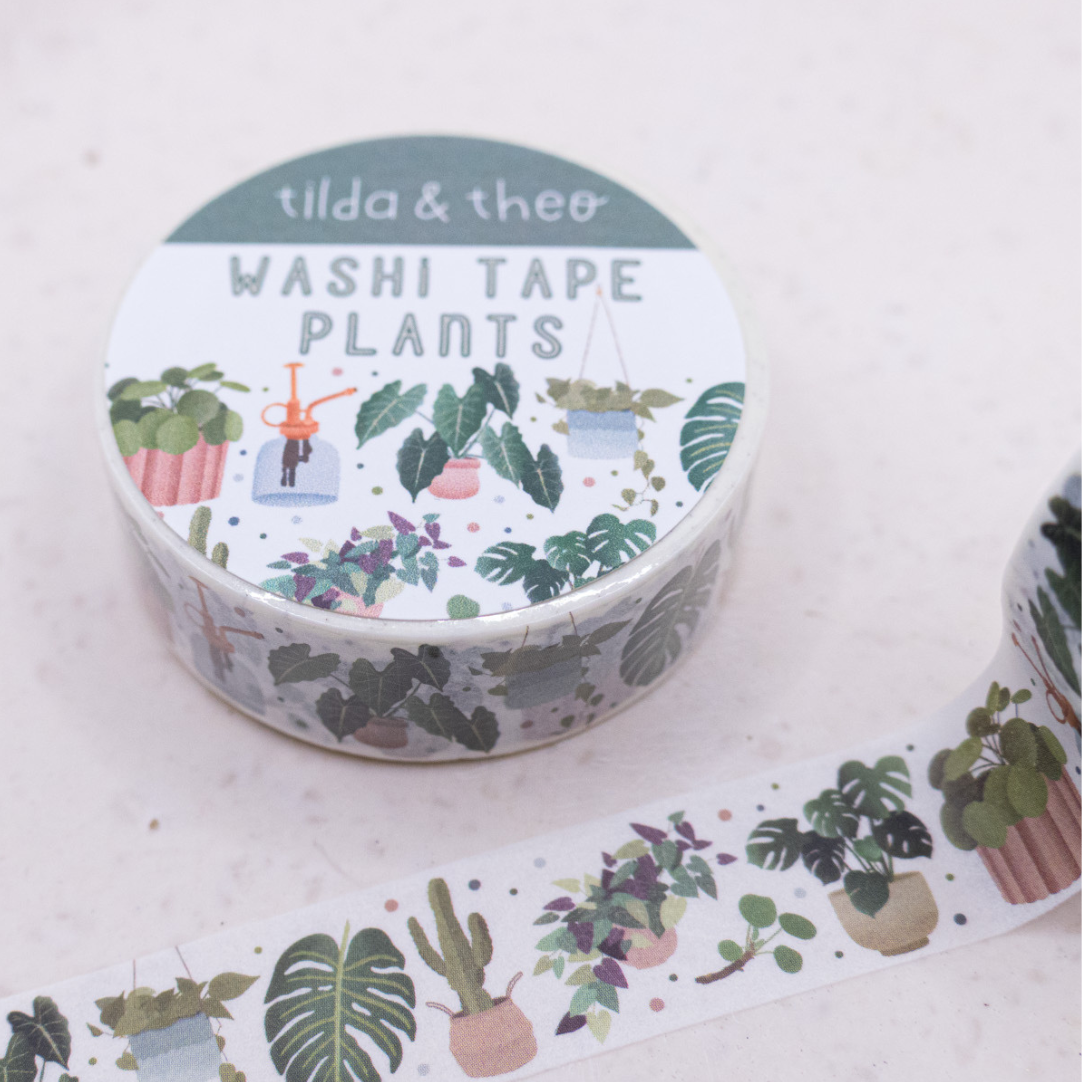 Washi Tape Plants Houseplants - Adhesive Tape Potted Plants - Plant Mom Washi Tape Masking Tape