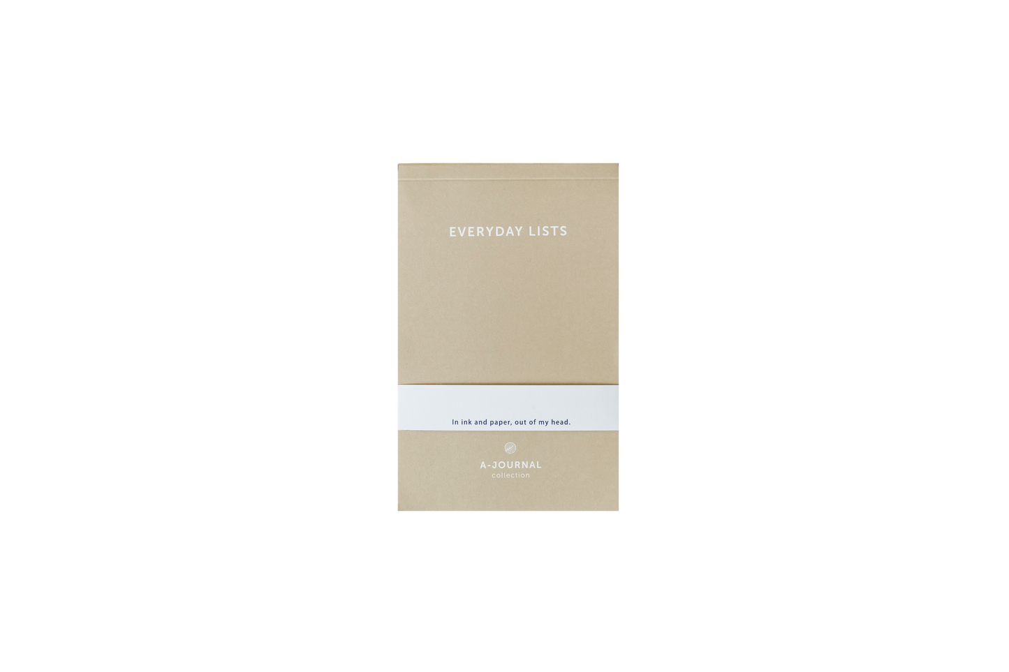 A-Journal Notepad Beige