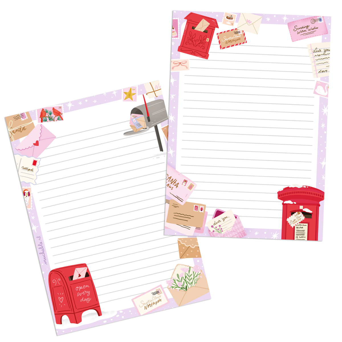 Notepad/notepad Christmas letter paper - postrossing - letter