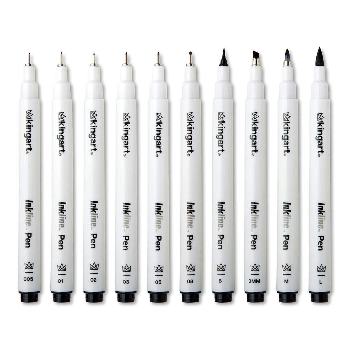 Inkline™ PRO Fine Line Archival Black Ink Pens 10 pc
