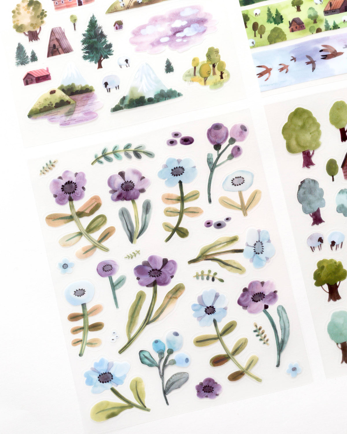 Vinyl sticker sheet set - Meet Me In The Woods