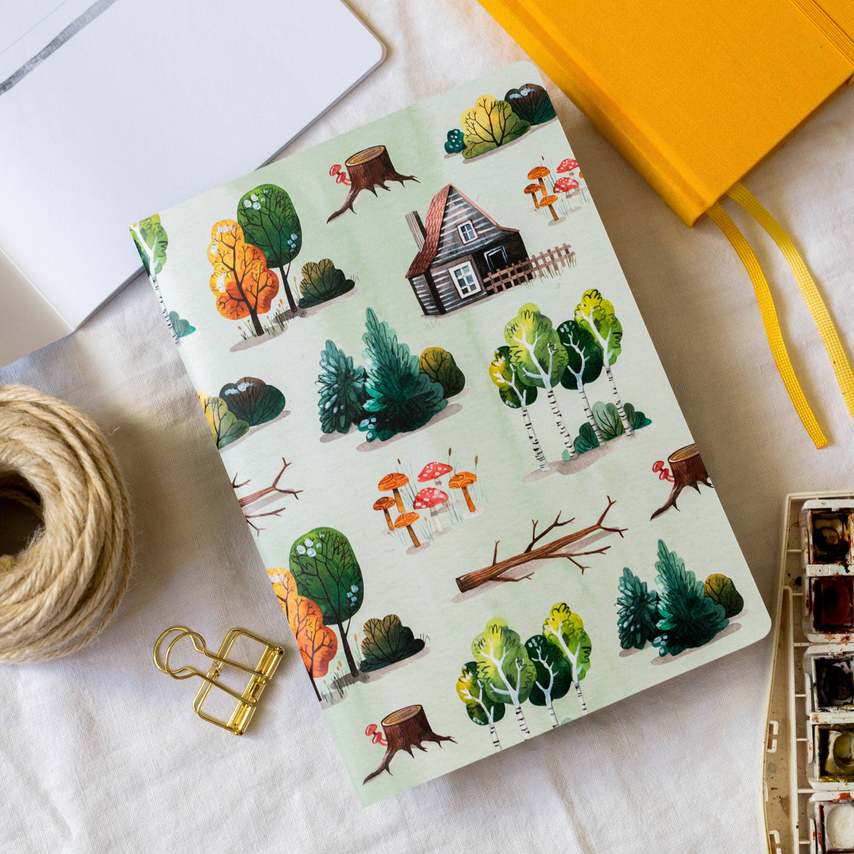 Notebook A5 - Cottage in the Woods