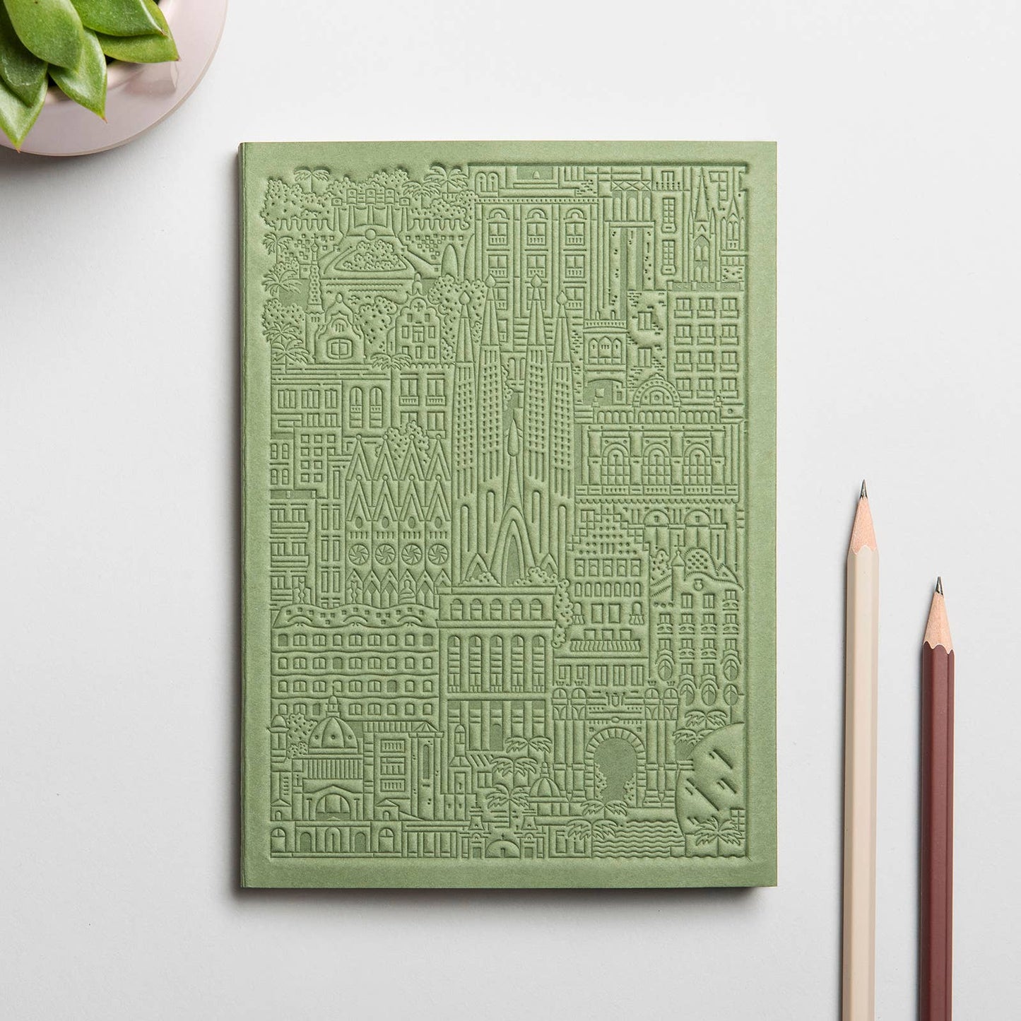 The Barcelona Notebook in yellow