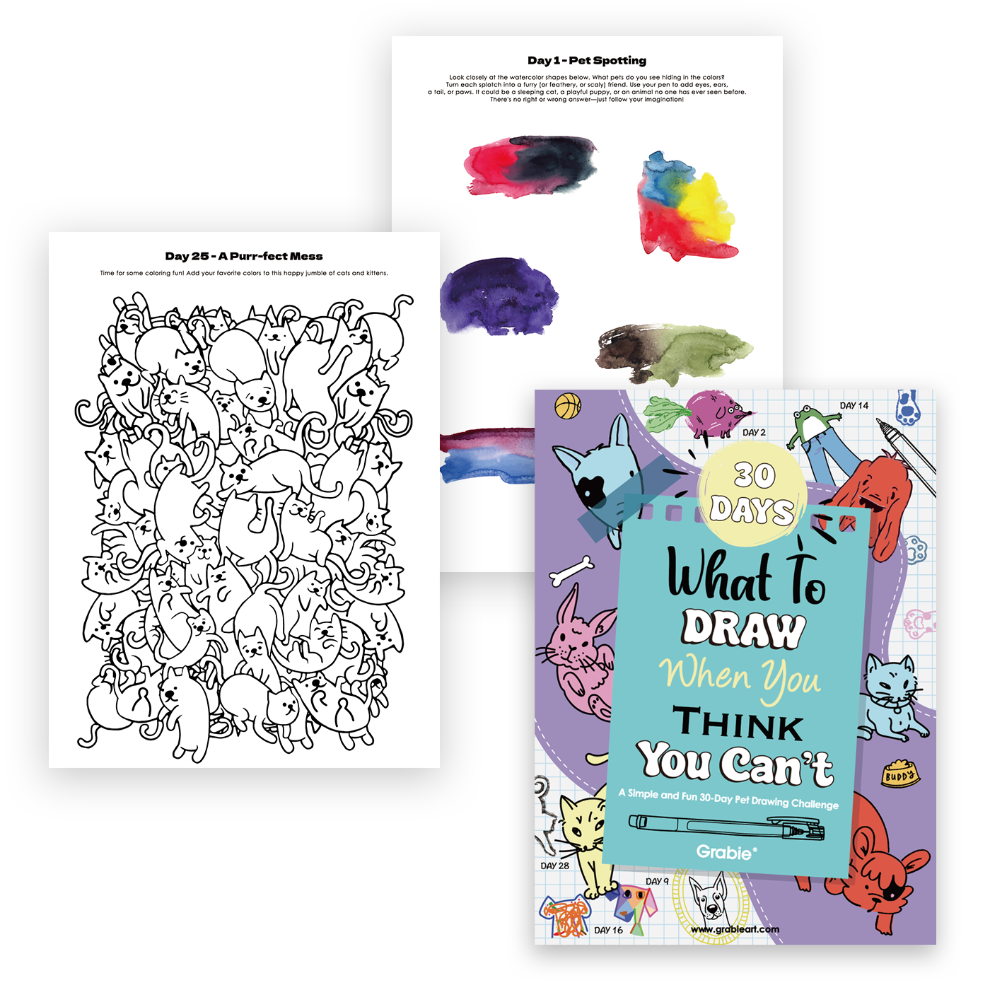 What to Draw When You Think You Can't - 30-Day Drawing Kit