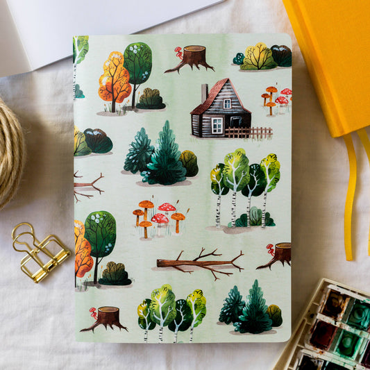Notebook A5 - Cottage in the Woods