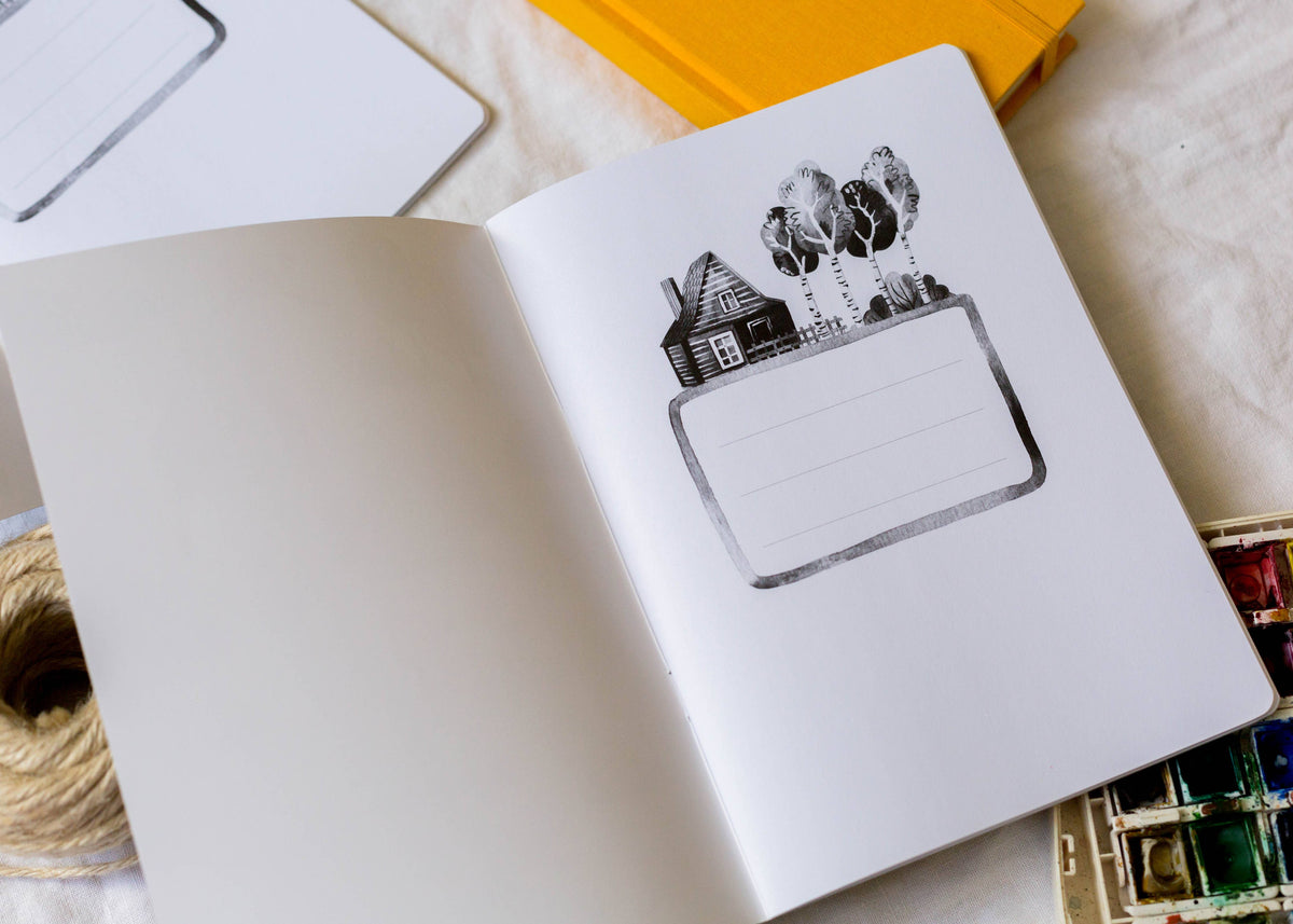 Notebook A5 - Cottage in the Woods