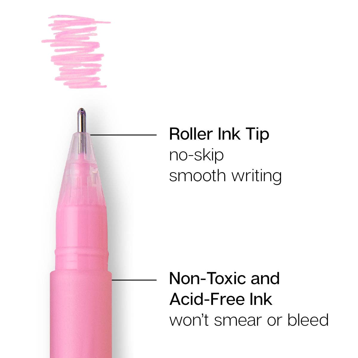 Gel Pens - 12 Pastel Colors