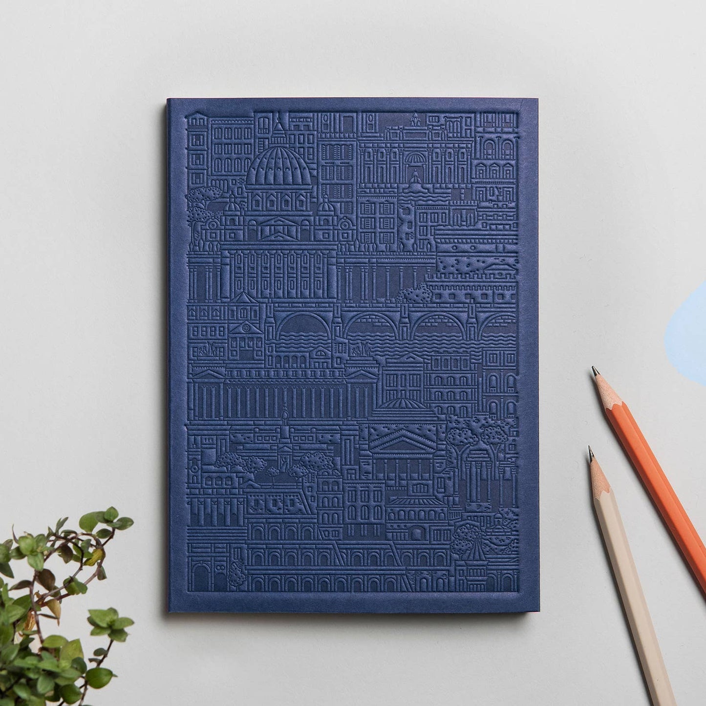 The Rome Notebook by The City Works - Rust colour