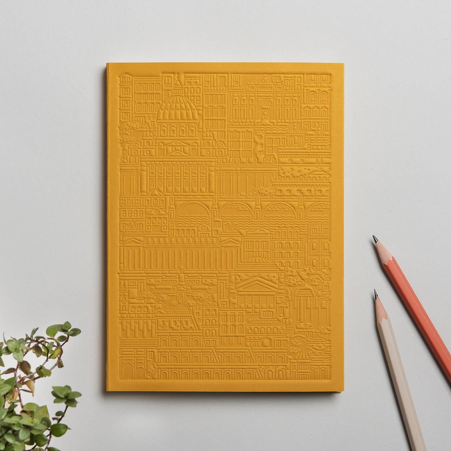 The Rome Notebook by The City Works - Rust colour