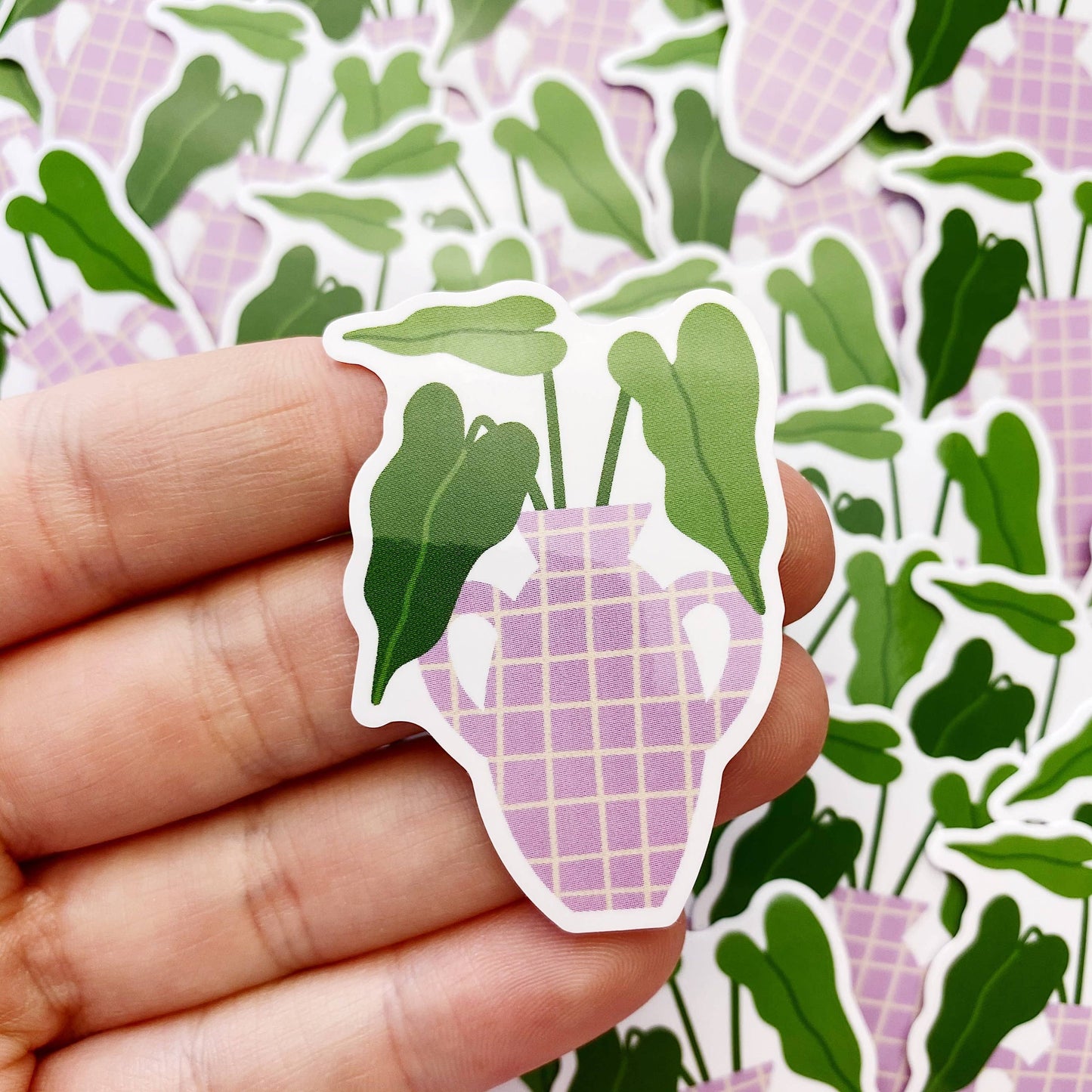 Die cut vinyl sticker - botanical - plant