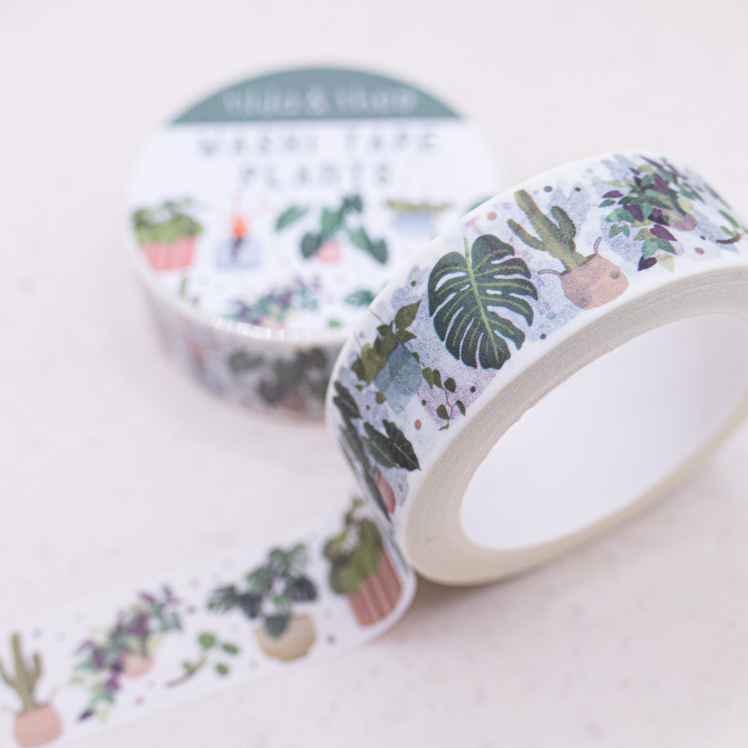 Washi Tape Plants Houseplants - Adhesive Tape Potted Plants - Plant Mom Washi Tape Masking Tape