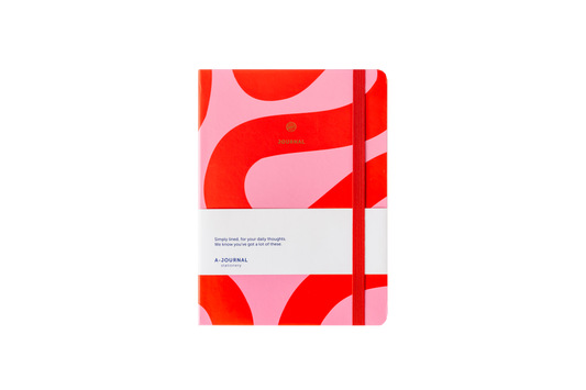A-Journal Notebook Flow Pink