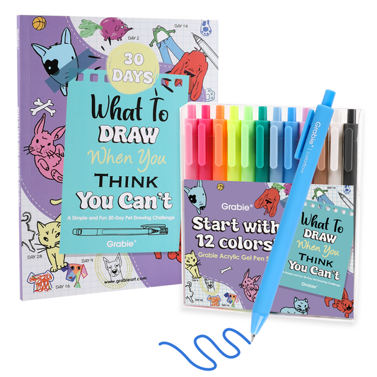 What to Draw When You Think You Can't - 30-Day Drawing Kit