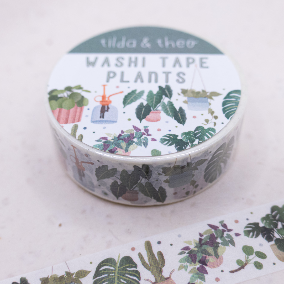 Washi Tape Plants Houseplants - Adhesive Tape Potted Plants - Plant Mom Washi Tape Masking Tape