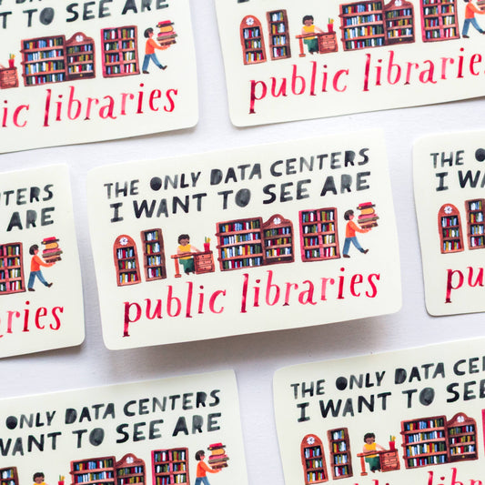 Vinyl Sticker - Libraries