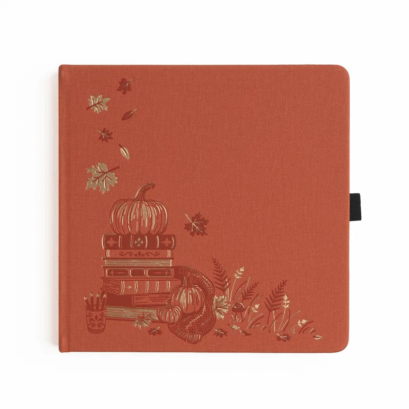 Reading Season Notebook Square dot grid journal - Archer & Olive