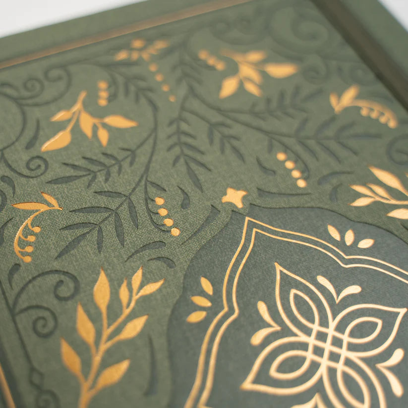 8X8 Storybook in Vintage Olive - Dot Grid : Archer & Olive