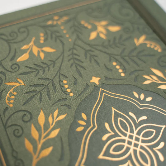 8X8 Storybook in Vintage Olive - Dot Grid : Archer & Olive