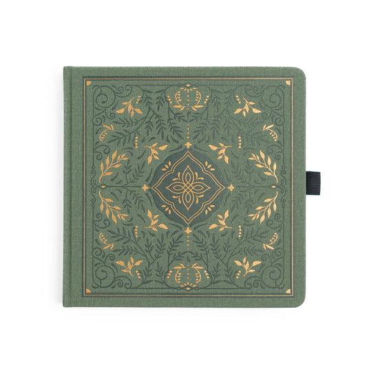 8X8 Storybook in Vintage Olive - Dot Grid : Archer & Olive