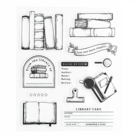 Everyday Bookish Acrylic Stamps - Archer & Olive