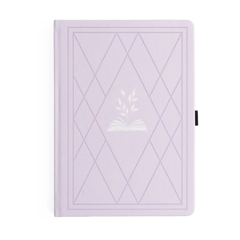 Vintage Library in Lilac - B5 size 160 pages / dot grid