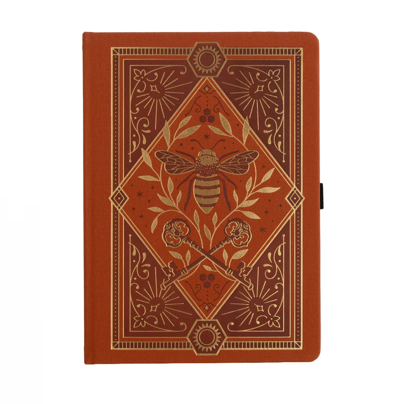 Archer & Olive - Keeper of the Bees in Rust - Dot Grid Notebook B5