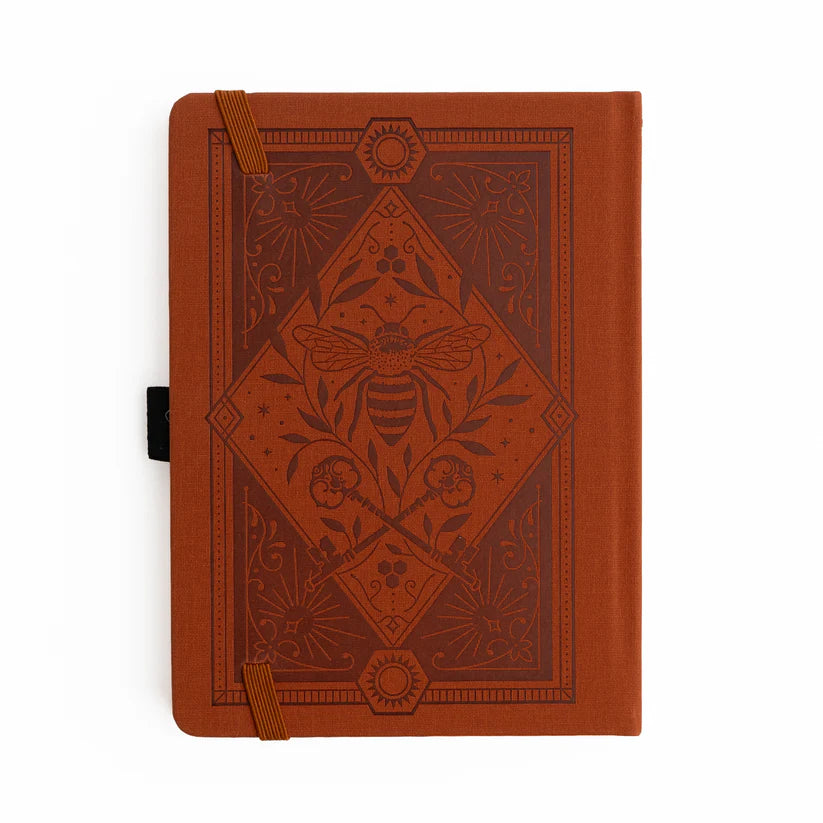 Archer & Olive - Keeper of the Bees in Rust - Dot Grid Notebook B5