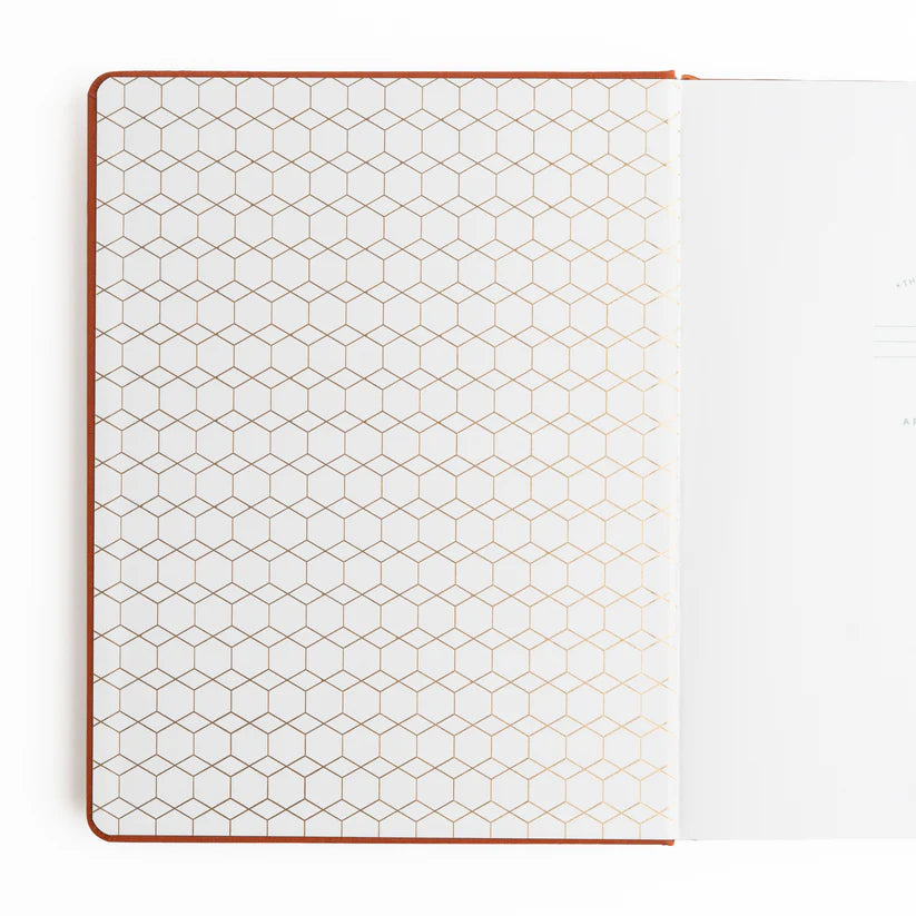 Archer & Olive - Keeper of the Bees in Rust - Dot Grid Notebook B5