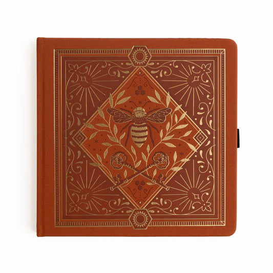 Archer & Olive - Keeper of the Bees in Rust - 8x8 Dot Grid
