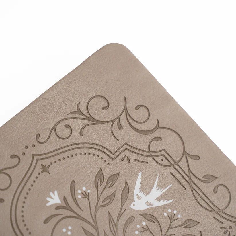 Songbird in Beige Notebook 8X8 - Dot Grid: Archer & Olive