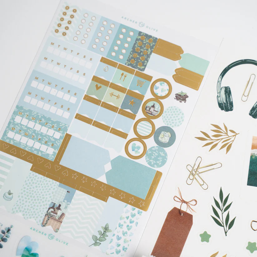 Minty Fresh Kit - Archer & Olive journaling kit
