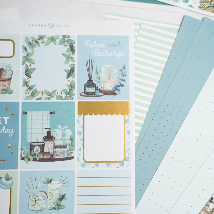 Minty Fresh Kit - Archer & Olive journaling kit