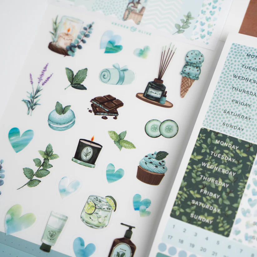 Minty Fresh Kit - Archer & Olive journaling kit